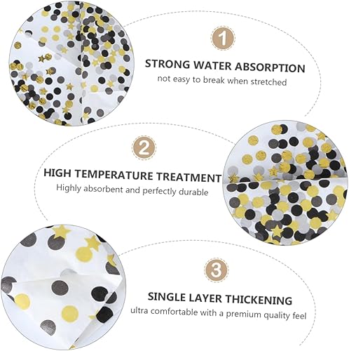 Miniatura 6 de LALAFINA Servilletas de almuerzo 20 unids servilletas coloridas toalla de mano bebé Dot servilletas de papel