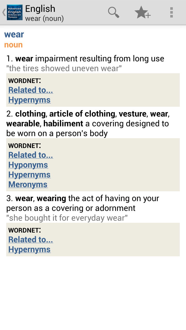 Advanced English Dictionary & for Android