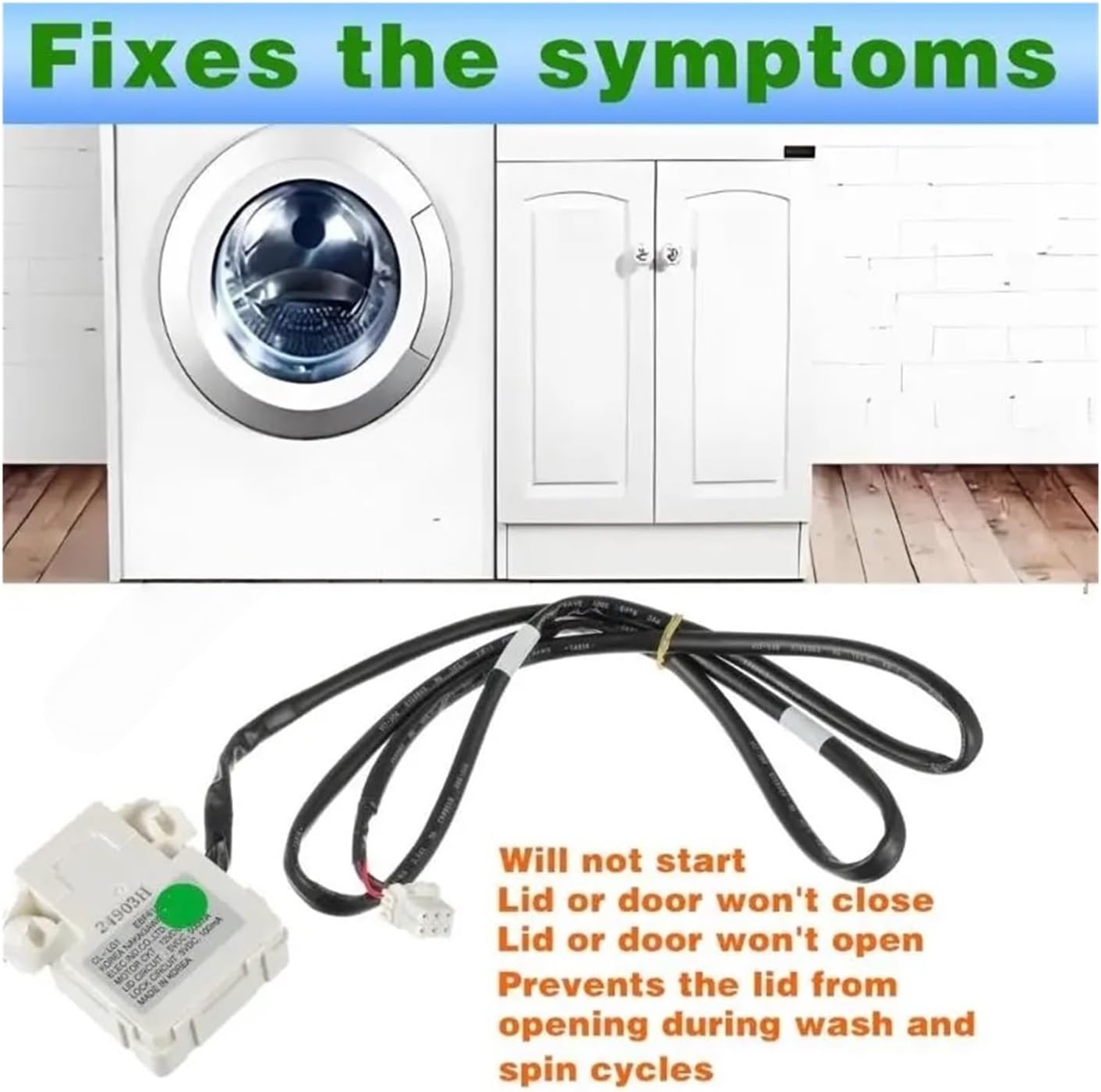 Washing Machine Lid Switches Part EBF61674802 Washer Lid Switches Washing Machines Accessories Easy 4XFB