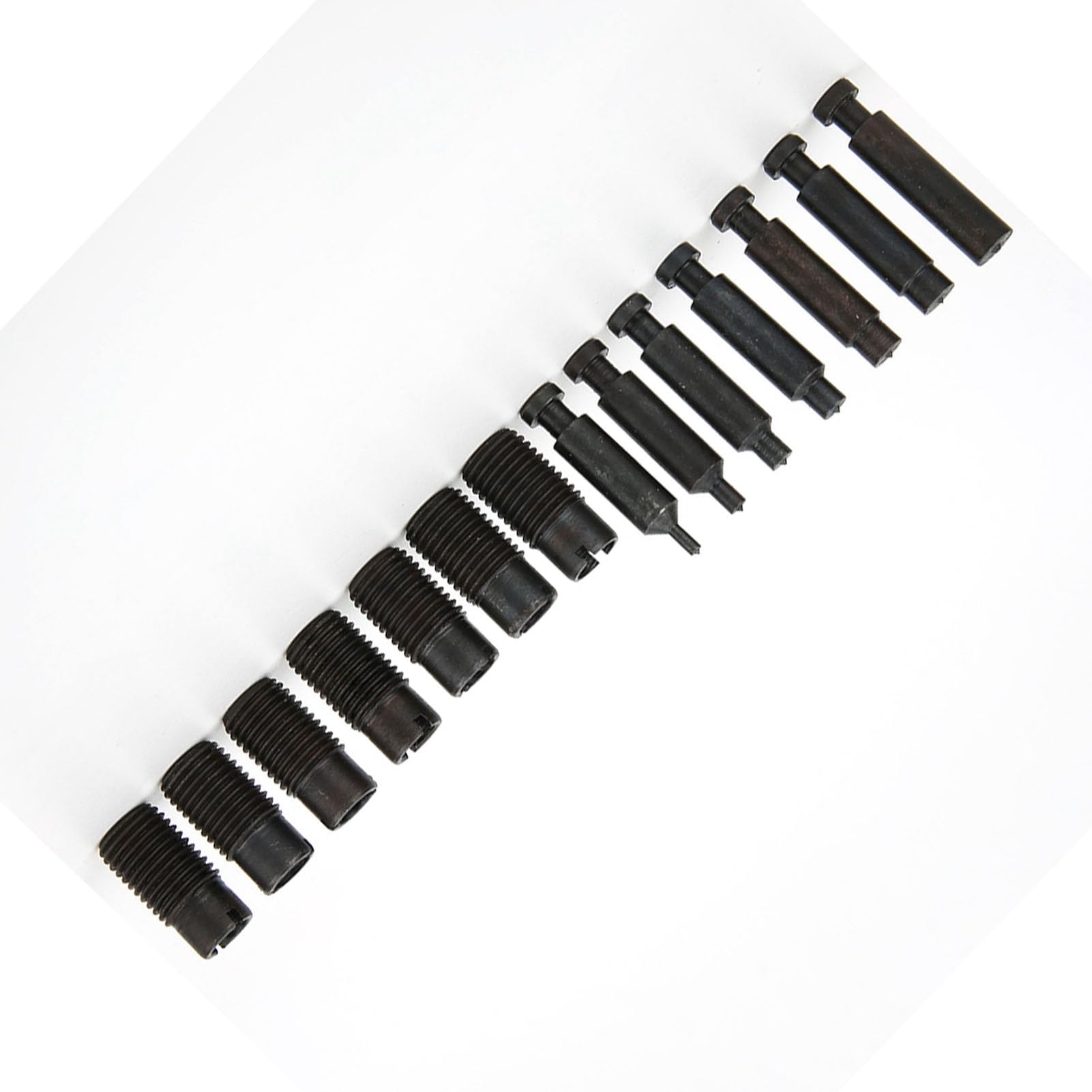 Kit de perforador de metal con boquillas de 2~7 mm, un perforador manual para acero y plástico, también sirve como herramienta perforadora de cinturón de cuero con 6~41