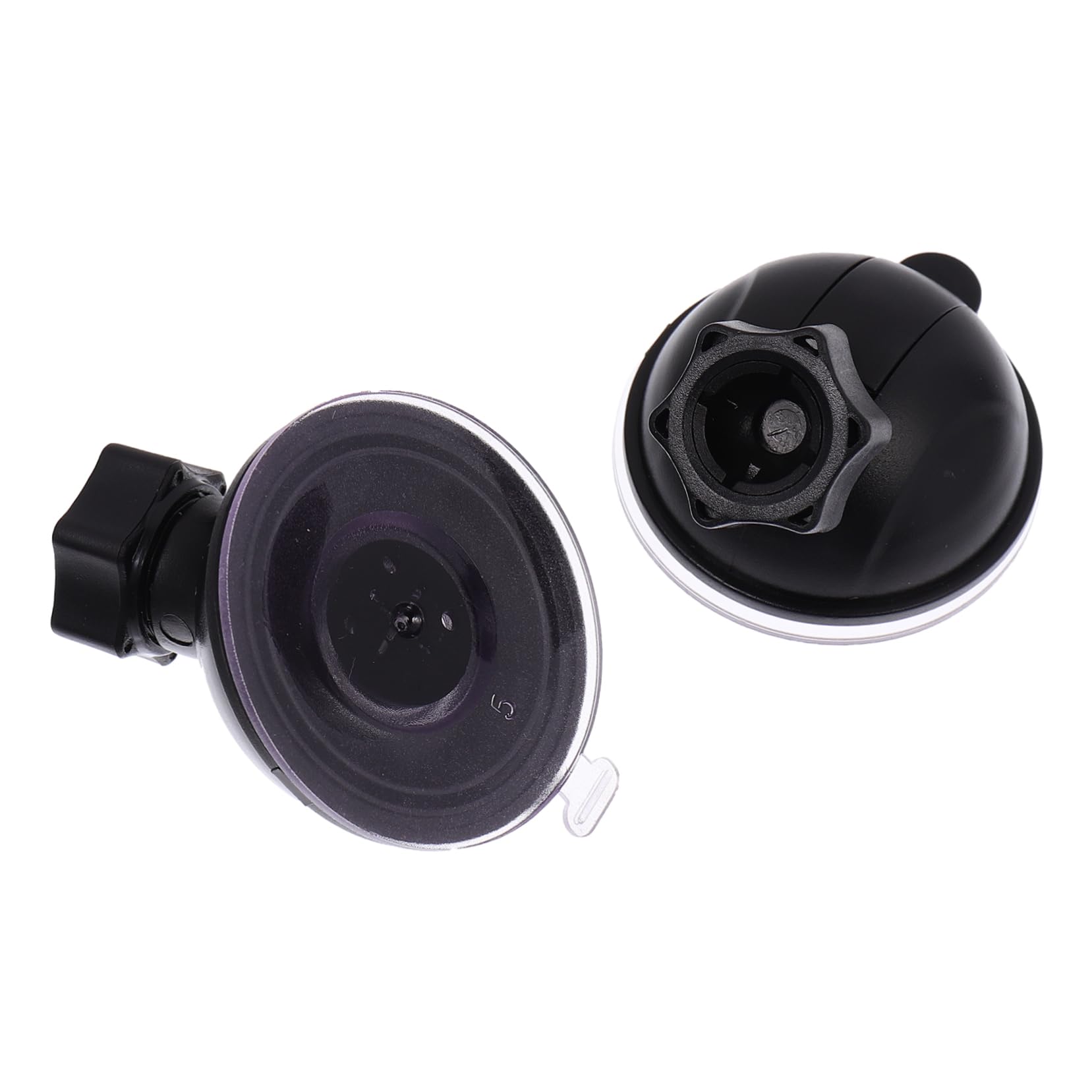 Mikikit 2pcs Windshield Cup Holder for Car Phone Suction Cup Mount Multi-Angle Adjustment for Dash Cam Bracket