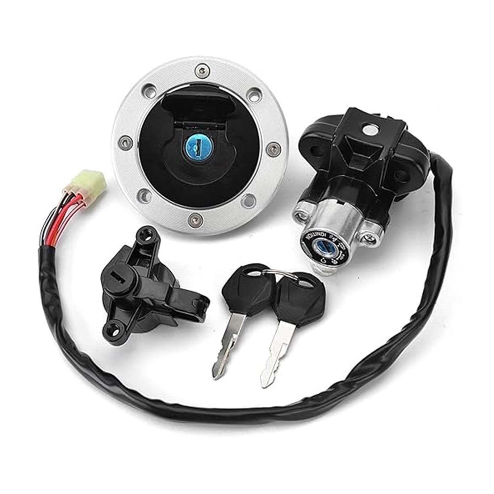Cerradura De Encendido para Suzuki para GSF1200 para Bandit 1997-2005 Accesorios Interruptor Arranque Juego Llaves Bloqueo Tapa Combustible Gasolina Motocicleta