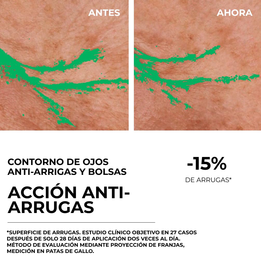 Yves Rocher Lift Pro-Collagène Pack Antiarrugas – Crema Rellenadora Día 50ml + Contorno de Ojos Tratamiento AntiOjeras 14ml – Colágeno Vegetal y Ácido Hialurónico – Fabricado en Francia