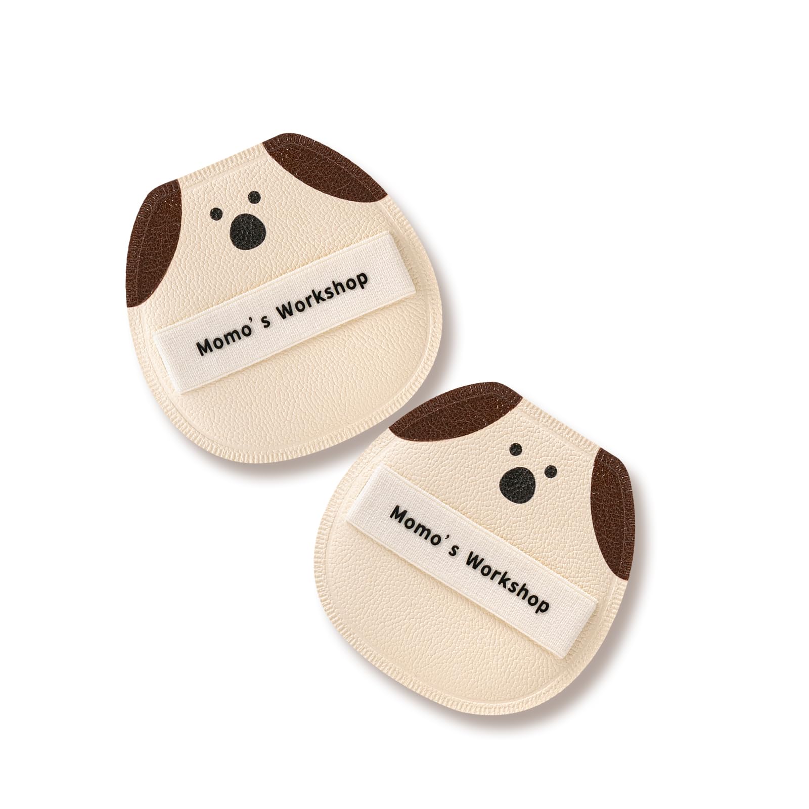 Momo's Workshop 2pcs Powder Puff, Makeup Sponge for Liquid Foundation Ultra Soft Face Powder Puff, Hypoallergenic