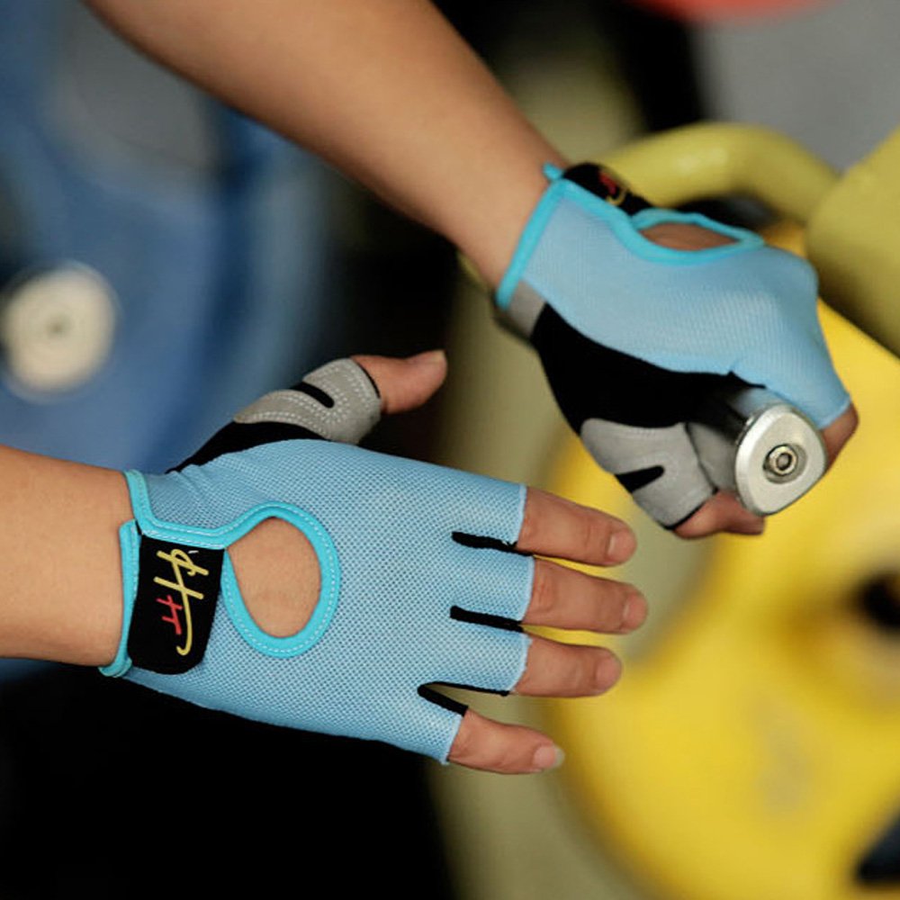 YHT Workout Gloves, Full Palm Protection & Extra Grip, Gym Gloves for Weight Lifting, Training, Fitness, Exercise (Men & Women)