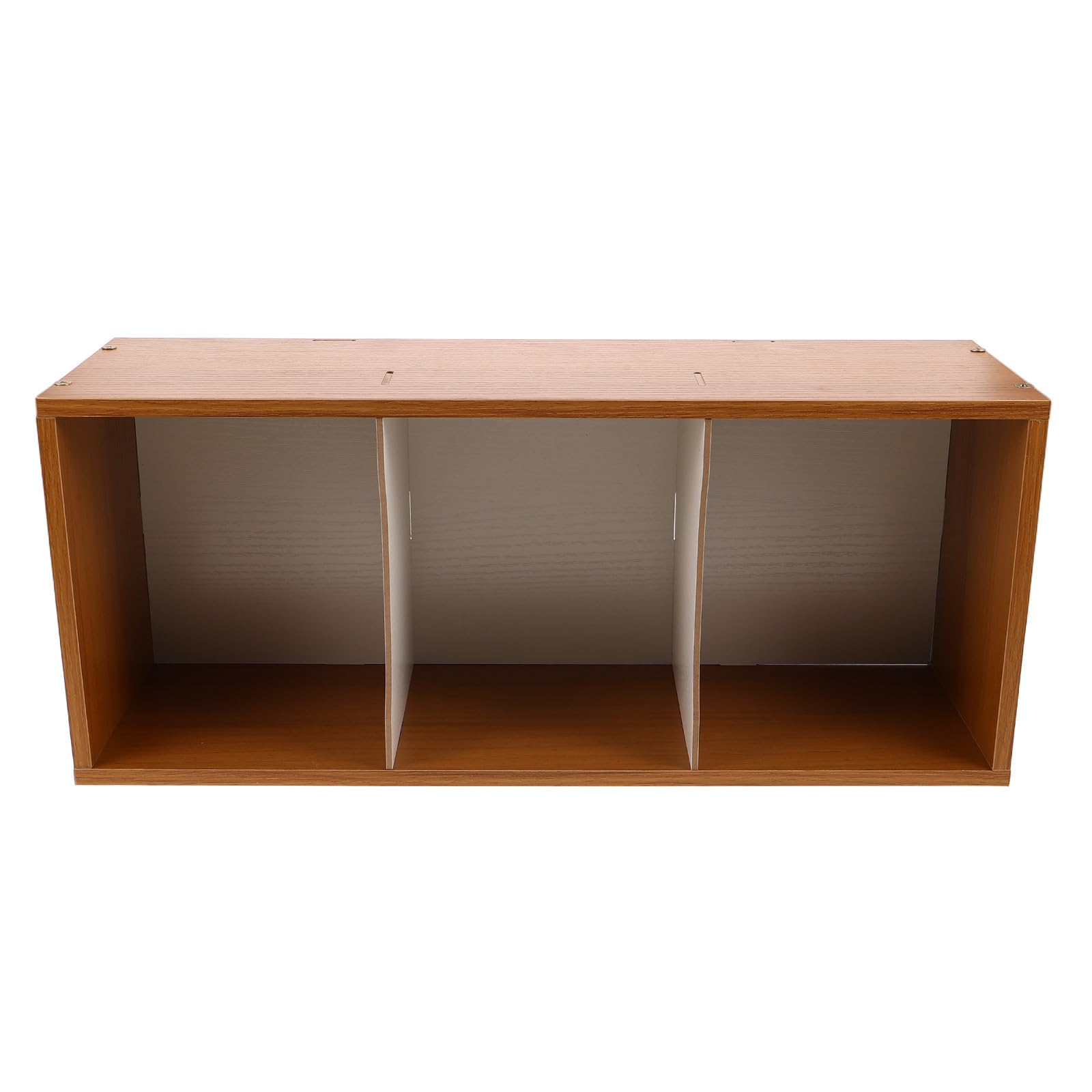 iplusmile Estante de Madera para Organizar Cds y Discos Gran Capacidad, Soporte Desmontable para Escritorio Adecuado para Oficina en Casa y Juegos