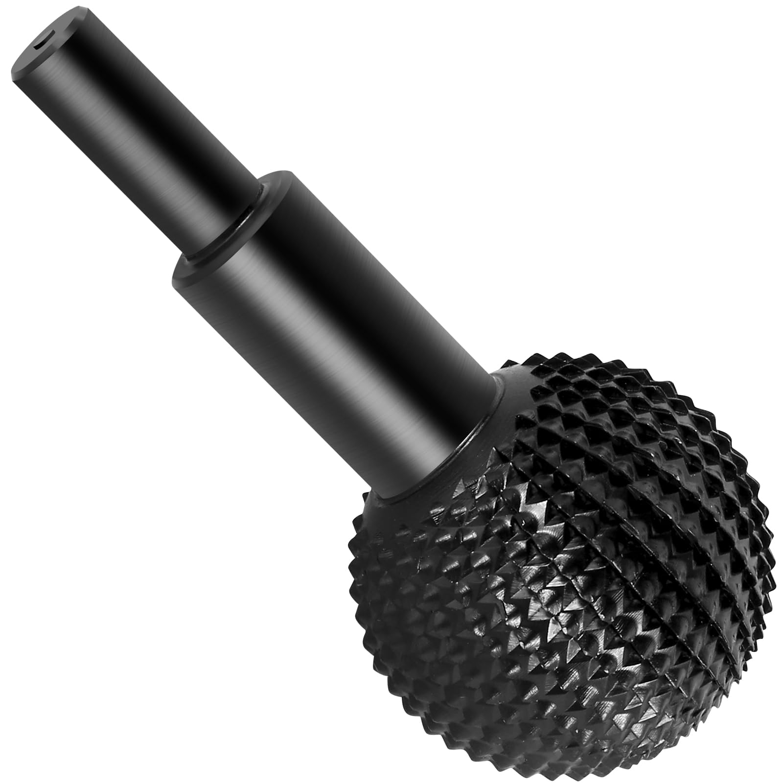 Sphere Rotary Burr Carbon Steel Wood Carving Burr 10mm Shank Durable Rotary Ball Gouge Grinding Head Polishing Engraving Ball Cutter for 115/125 Angle Grinder(Black 10mm) — Amazon image 6