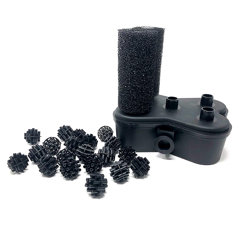 Photo 1 of 5XBIO Bio Filter for Ponds Filtration System Without Pump, Black