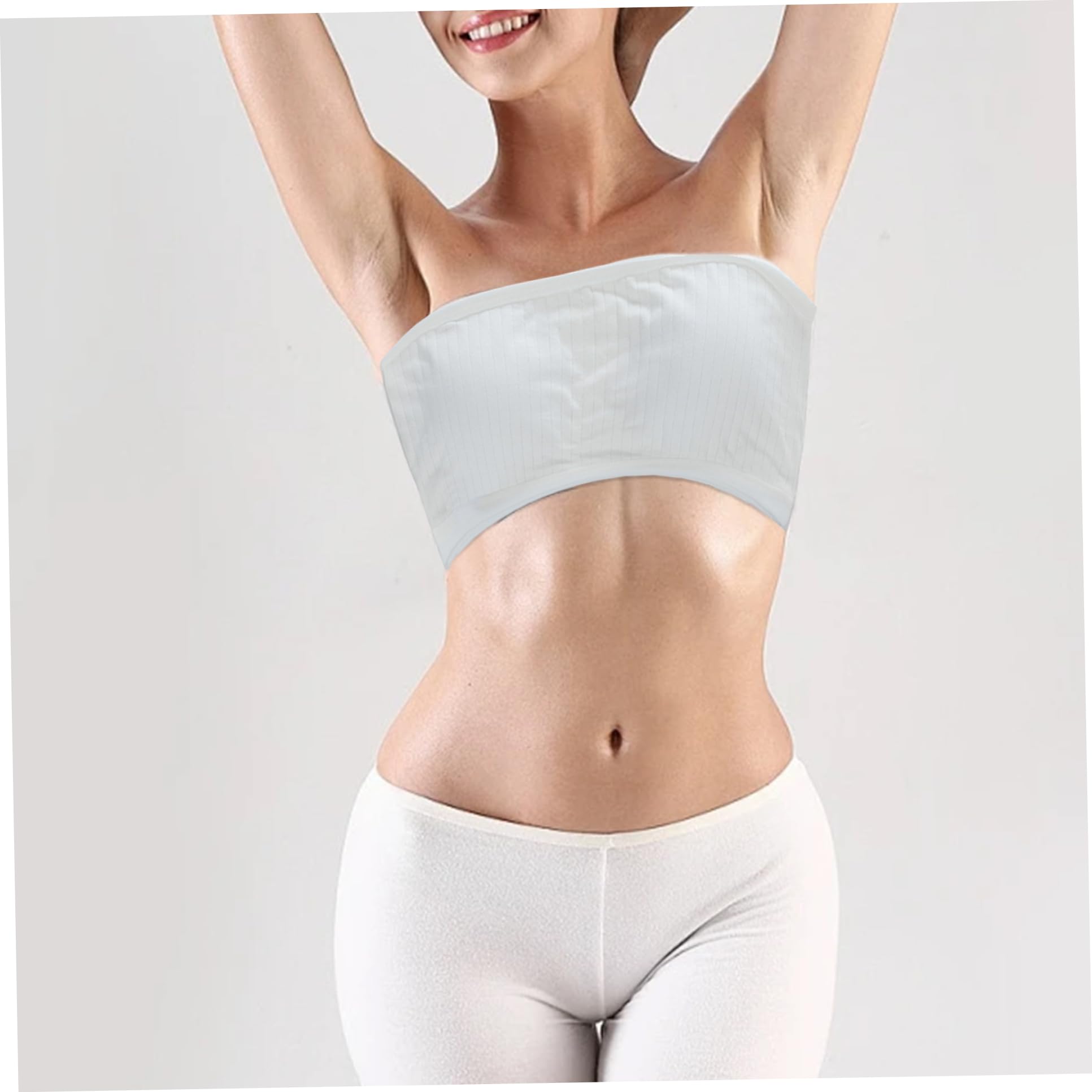 Sujetadores sin Tirantes para niñas 10-12 años 5 pcs Algodón Suave Cómodo Top Corto Elástico