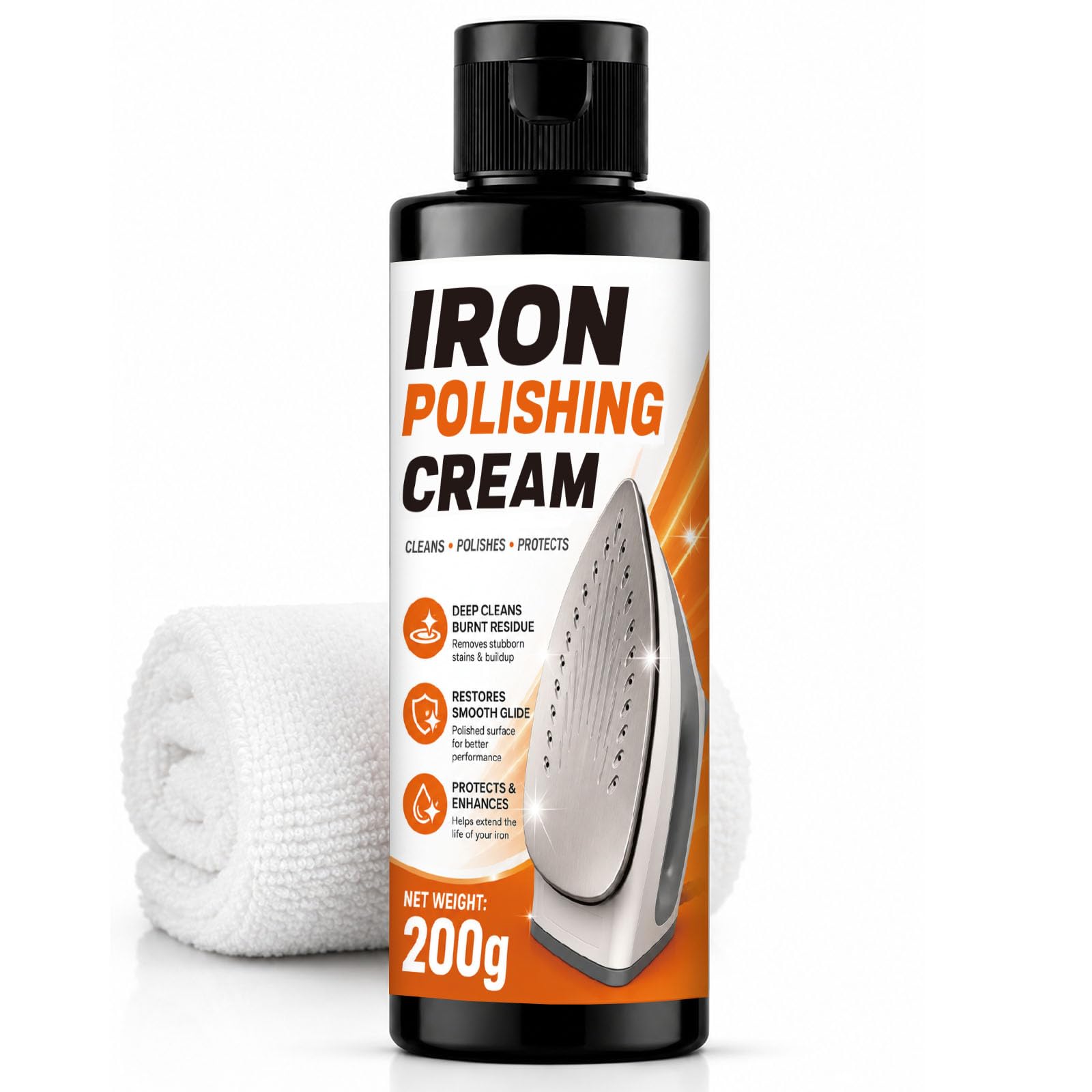 200g Iron Cleaner Paste for Steam Press Plate Care for Scorch Marks
