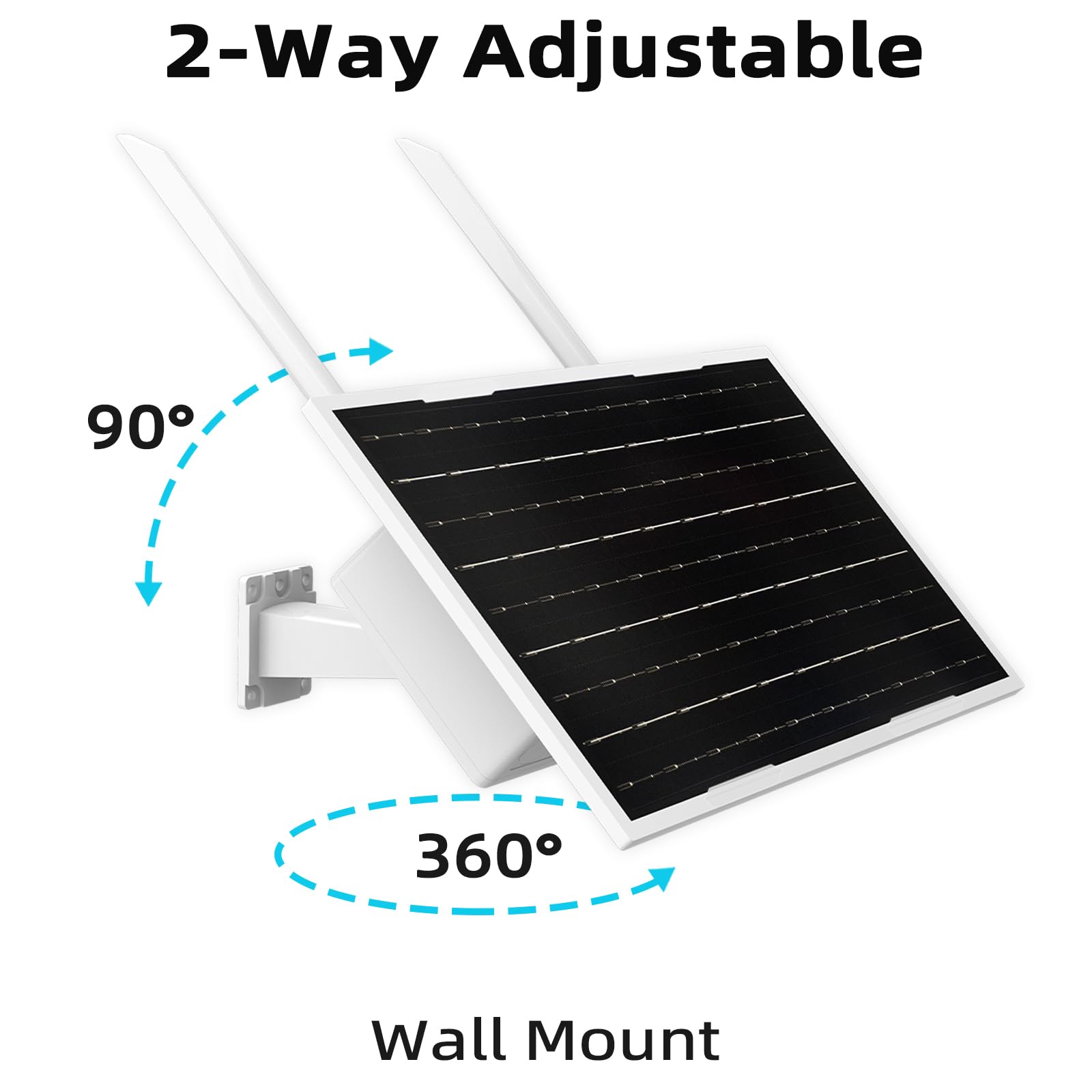Repeteur WiFi Solaire Batterie Exterieur sans Fil, Puissant Amplificateur WiFi Couvre100-mètres, Outdoor répéteur WiFi Extender 2.4Ghz 300Mbps, Idéal pour Les Grands Espaces éloignés