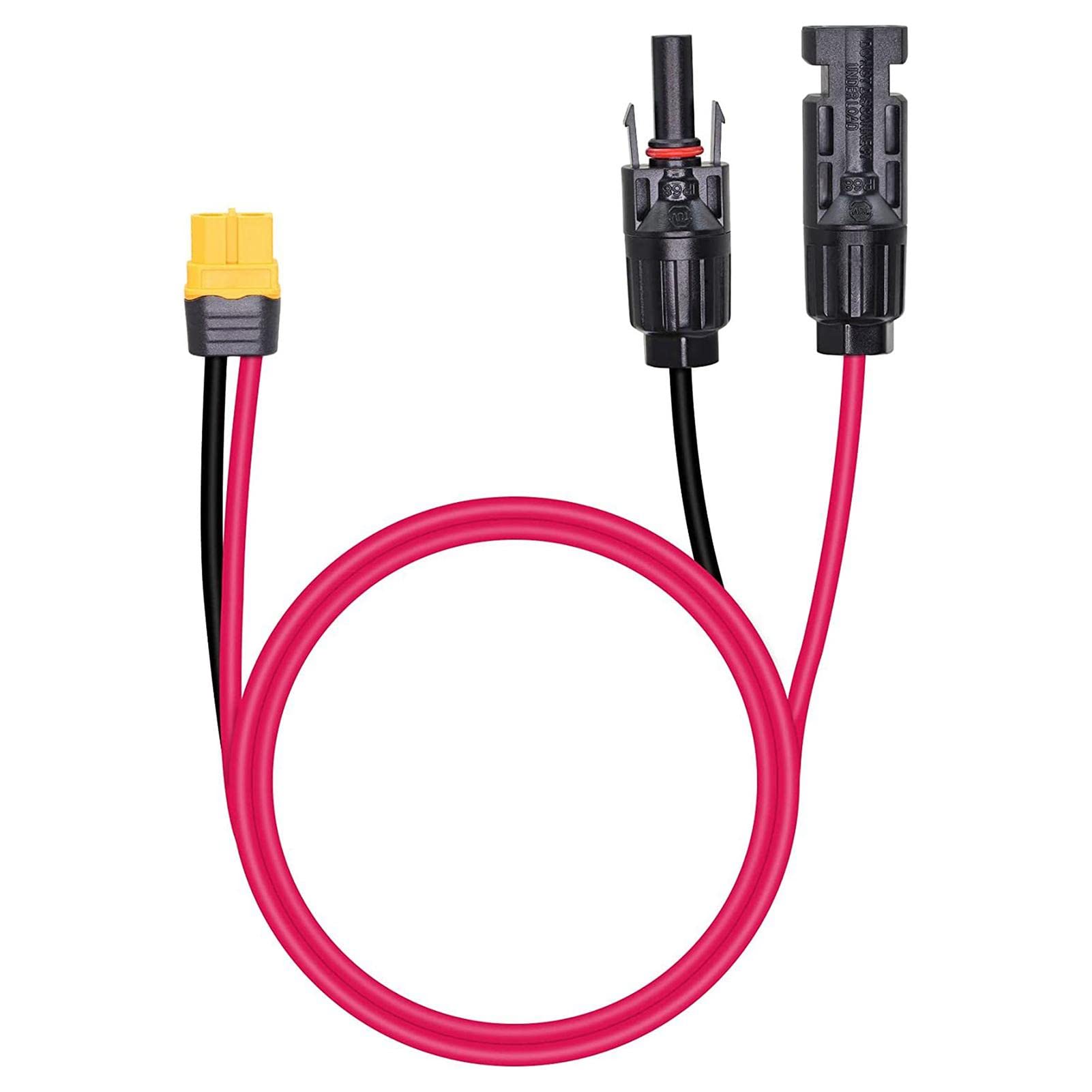 5 Przed?u?acz ?adowania Solar do 0 | Z? ?cze solarne do z? ?cza adaptera 0 - Kabel do przeno?nej elektrowni generatora s?onecznego 12AWG Zcsxk