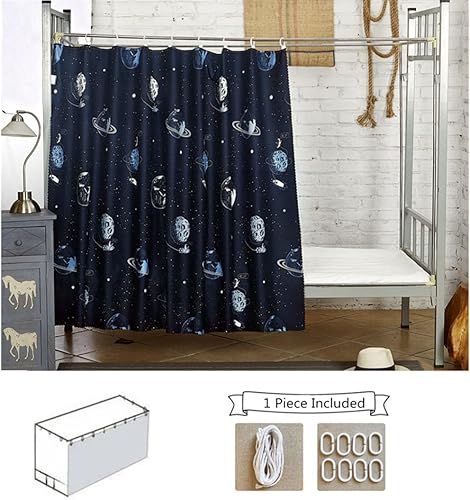 Vista 37 de JIAHG Cortinas de litera para dormitorio de estudiantes, cortinas de cama individual, cortinas de sombreado a prueba de polvo, cortina de ventana
