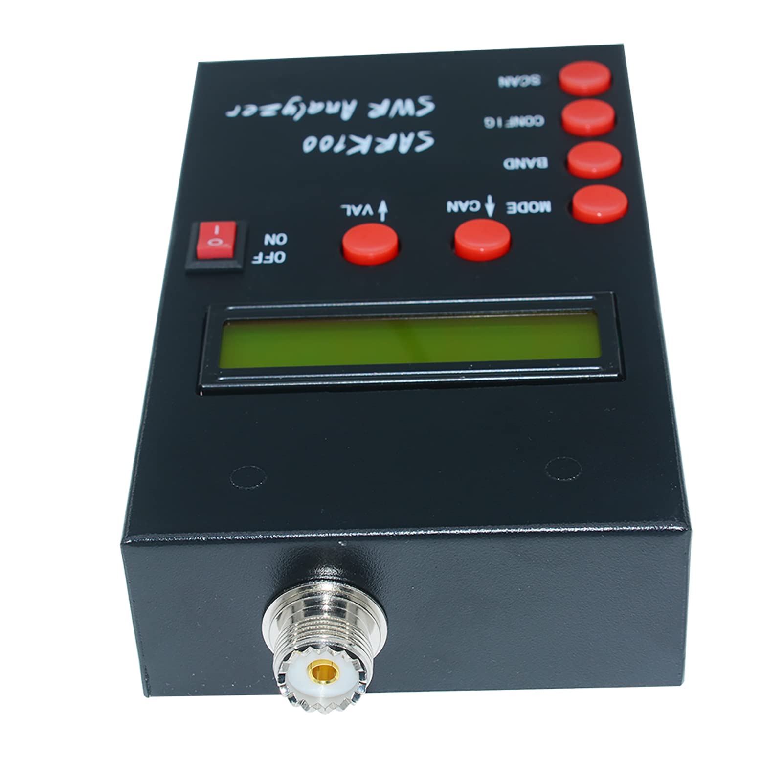 Analizzatore Di Antenne, SARK100 Analizzatore per Antenna Power SWR Meter e Frequenzimetro per La Misurazione Della Capacità Di Impedenza 1-60 Mhz