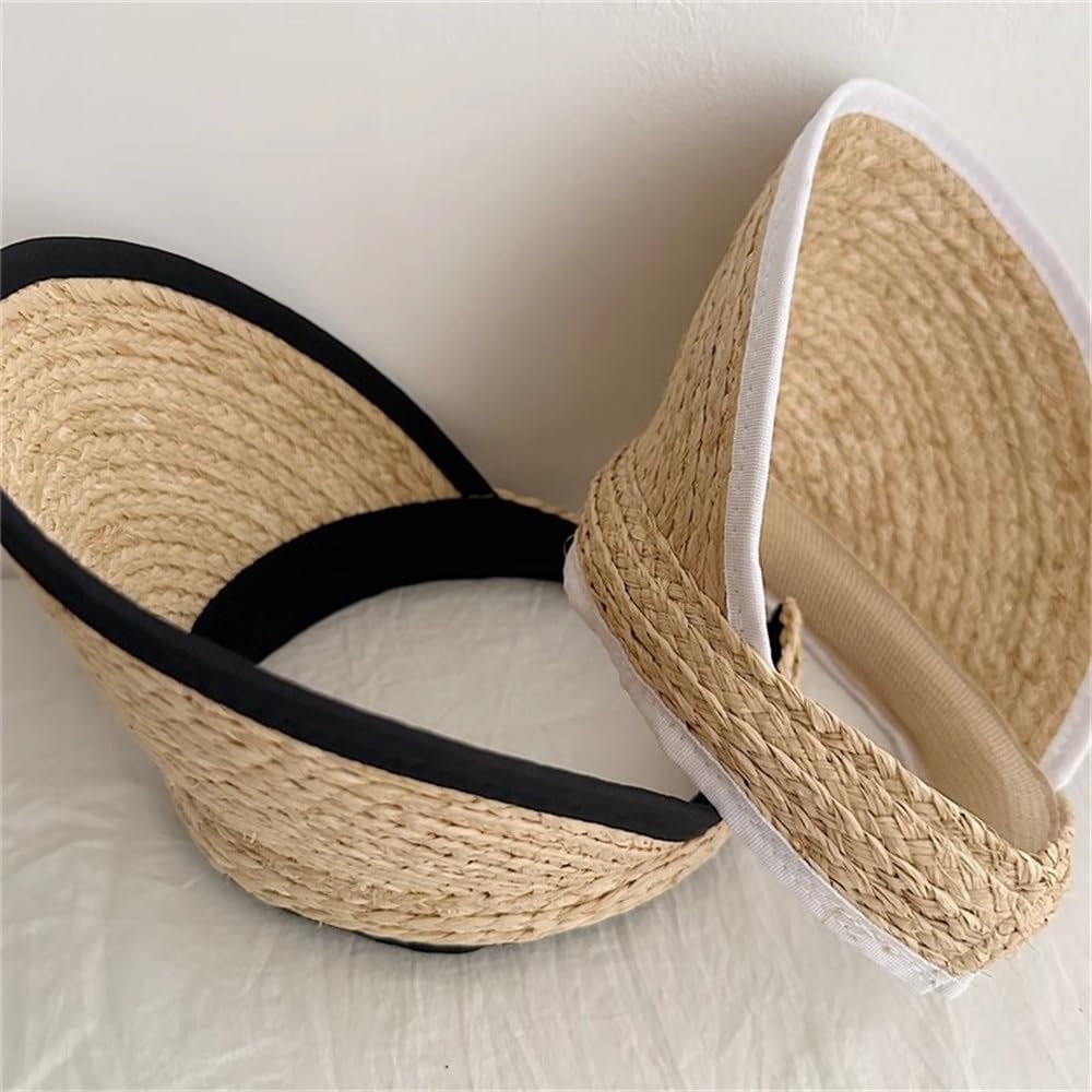 Sonnenvisor Damen Strandkappe Damen Sommer Sonnenhut Outdoor für Angeln, Laufen