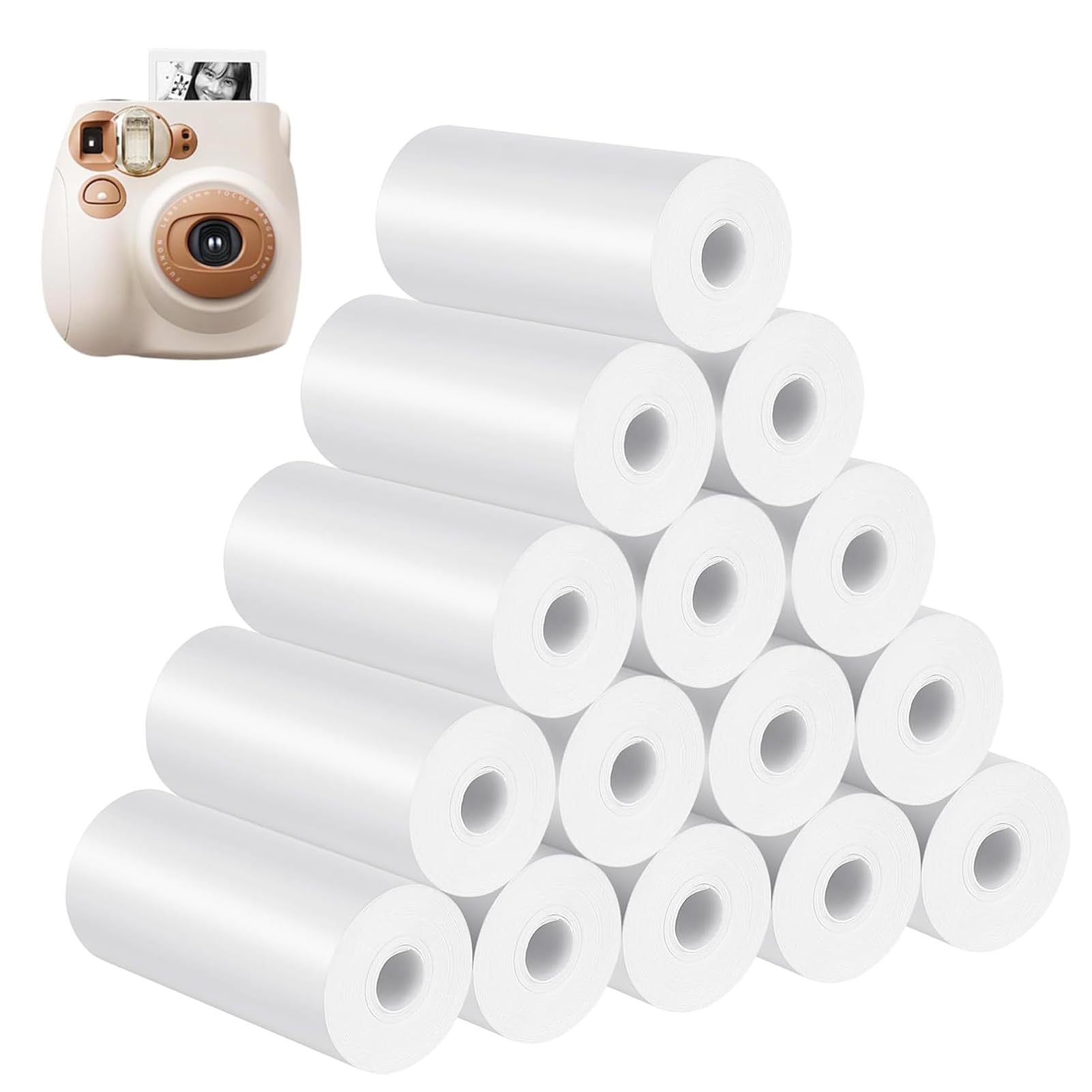 10 Rollen Drukpapier Voor Kindercamera, Direct Afdrukken Thermisch Papier Navulpapier Voor Kindercamera