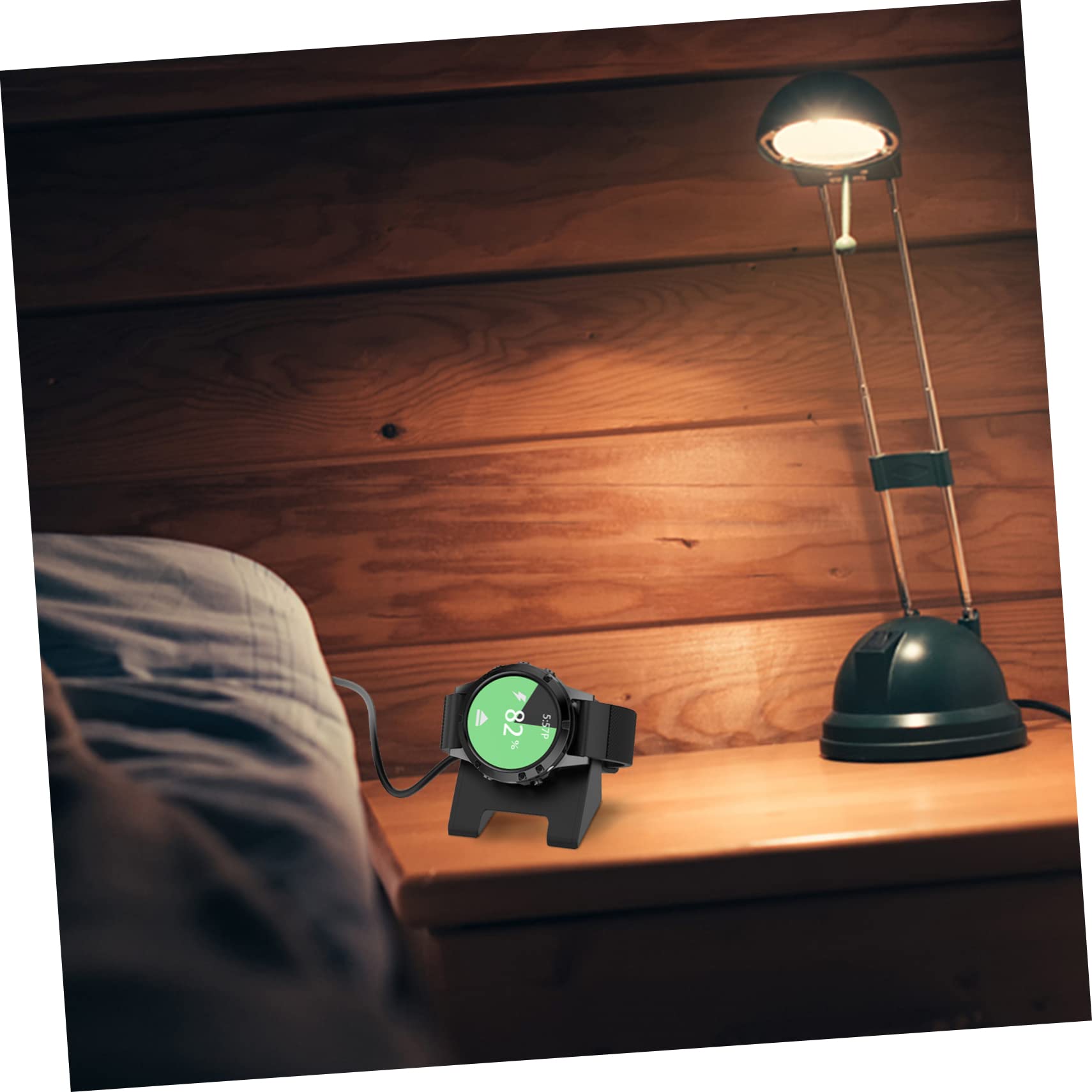 UKCOCO 5pièces Station De Charge pour Montre Connectée Chargeur Et Fiable avec Performance Antibruit Câble De Chargement USB pour Montres Sportives