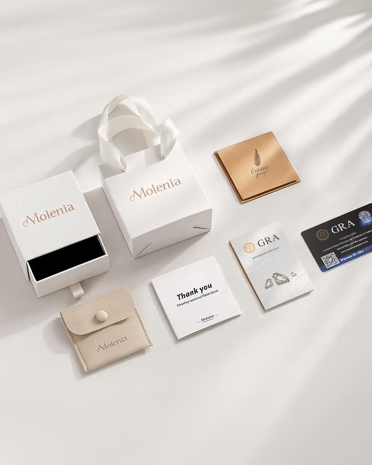 Moissanite Necklace Jewelry Gifts for Women: 18K White Gold Plated 925 Sterling Silver D Color VVS1 Lab Created Diamond Pendant, Anniversary Valentine Birthday Gifts for Wife Mom Girlfriend Her - Image 7