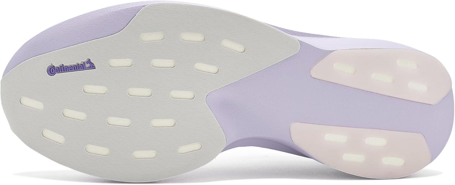 adidas Women's Adizero Evo SL W FTWR whiteZero met./Purple Tint 9 US