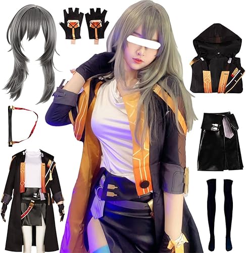 Smehei Honkai Star Rail Cosplay Honkai Trailblazer Cosplay Traje Uniforme Completo para Mujer Halloween