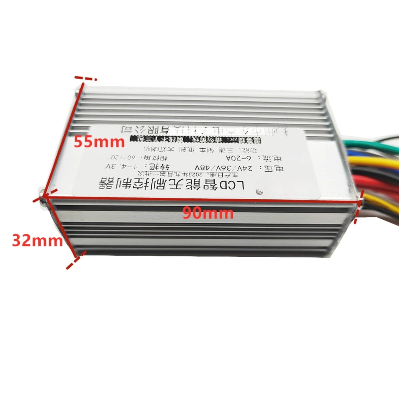 1PCS Kit controlador de motor sin escobillas con pantalla 24V 36V 48V 250W
