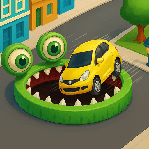 BlackHole.io Rush! Hole Swallow & Buster Town Master 3D - Make Giant Hole Eat World Fierce Holes Battle Game