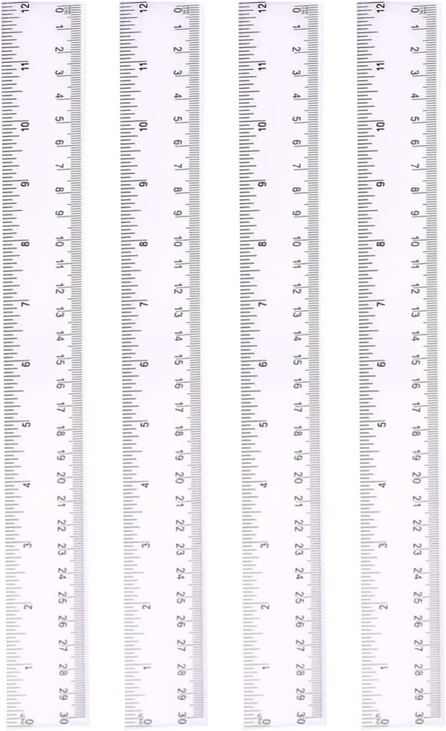 Q-Connect 300mm/30cm Clear Ruler : Amazon.co.uk: Stationery & Office ...