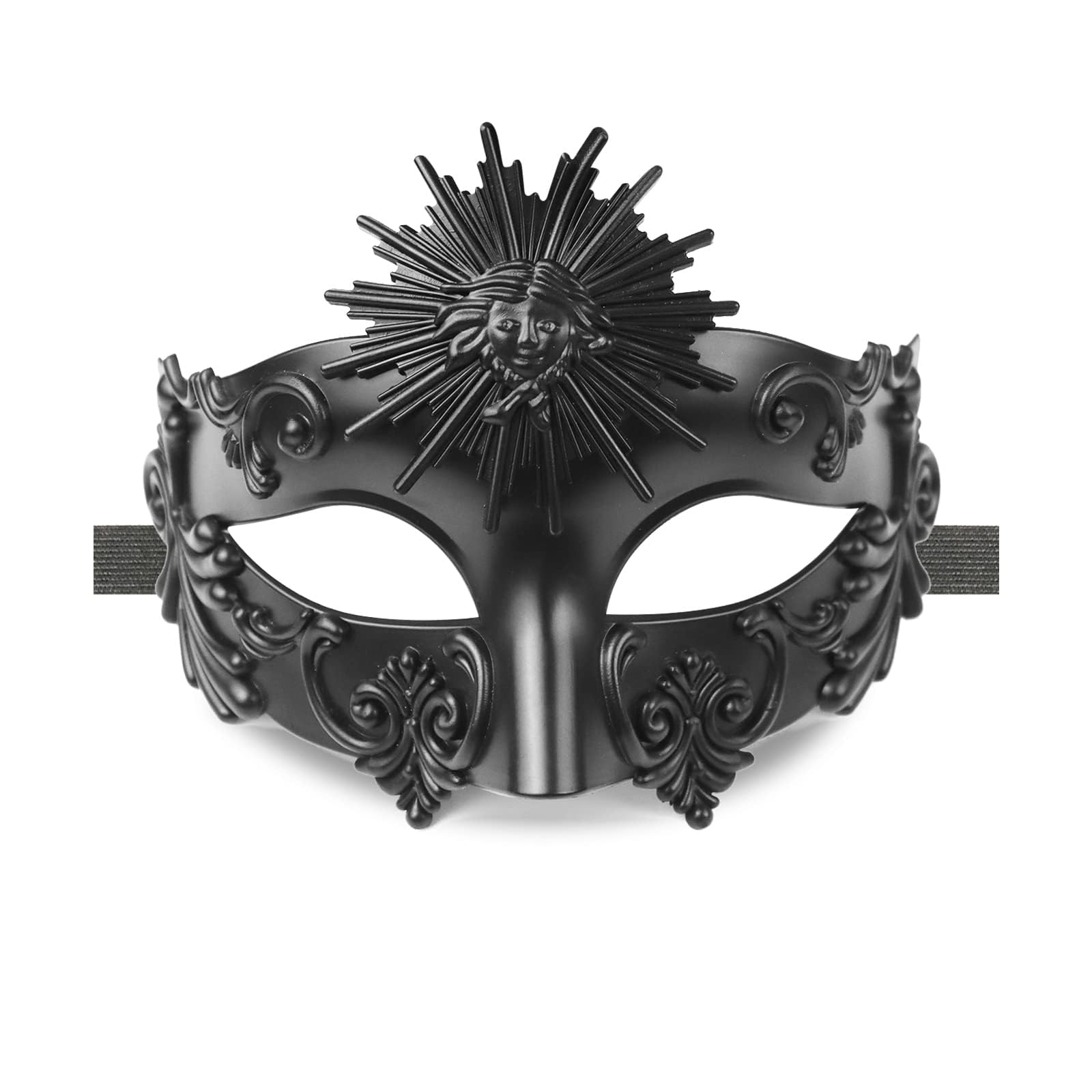 Sponsored Ad – MAKINGTEC Masquerade Mask for Men - Roman Greek Mask - Venetian Half Face Mask, for Mascarade Ball Mardi Gras and Cosplay Mardi Party
