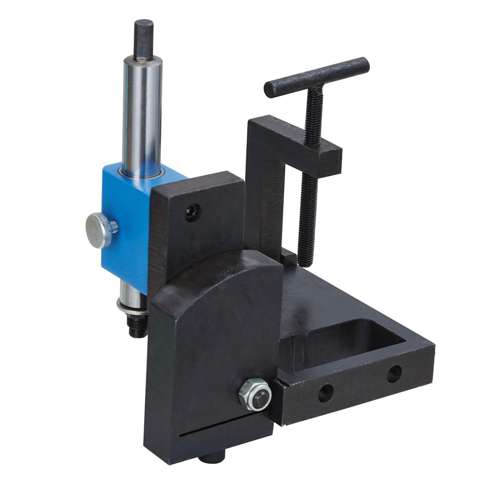 Perforadora de tubo industrial ajustable de 0 a 50 °, herramienta de prensa y perforadora, cortador de muescas de tubo resistente de 19 a 76 mm, dispositivo de muescas mecánico, para corte de