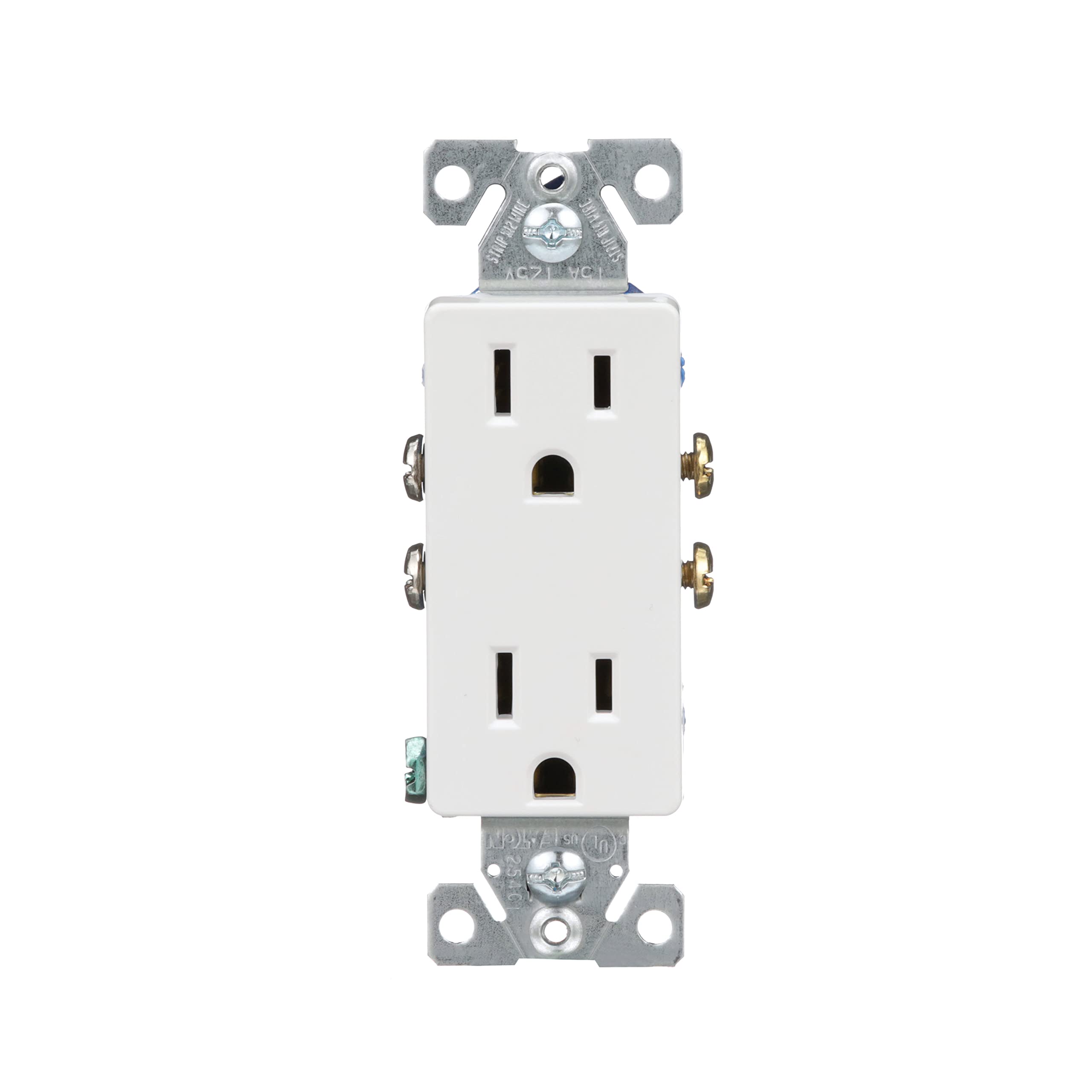 EATON TR1107W Duplex Receptacle, White