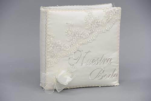 Miniatura 5 de A&C Quinceañeras and More Wedding accessories Pillow set, Wedding Album Wedding Guest book Wedding Pillow Cojines de boda Our Wedding (Bible)