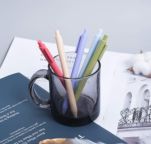 Miniatura 5 de KACO Bolígrafos de tinta de gel retráctil suaves al tacto, 0.5mm, punta fina