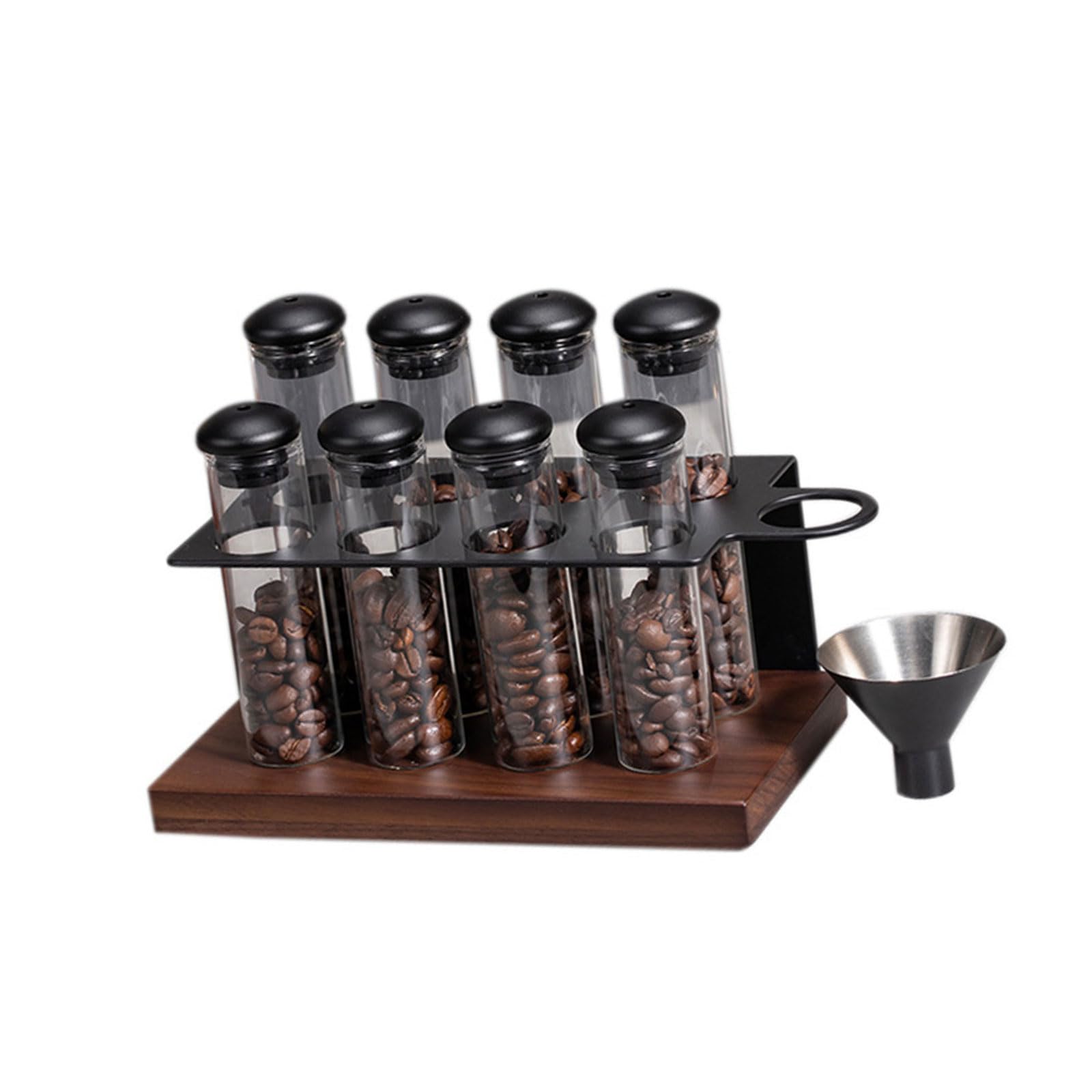 APGLSXY Natural Wood Coffee Storage Canister with Valves for Freshing Preservation and Portable Kitchen Organization Wood Jar