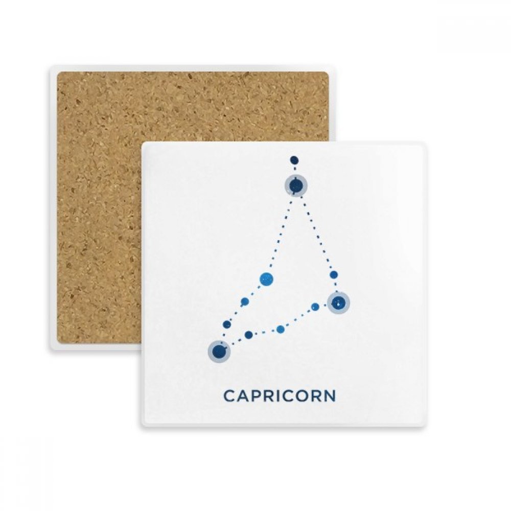 Tasse Capricorne et son repose-tasse : finie l'humidité sur vos meubles