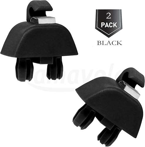 Miniatura 4 de 2 piezas de gancho negro para visera solar gancho soporte para A6 C6 Quattro A7 A8 RS6, para VW Passat B7 Polo.OEM #: 4F0857561.6RD857561.6R085756.