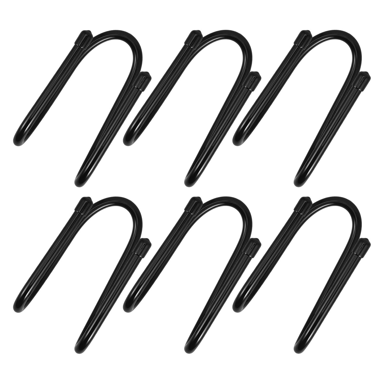 Support mural noir skateboard x6 en PVC et fer pour rangement sans outils