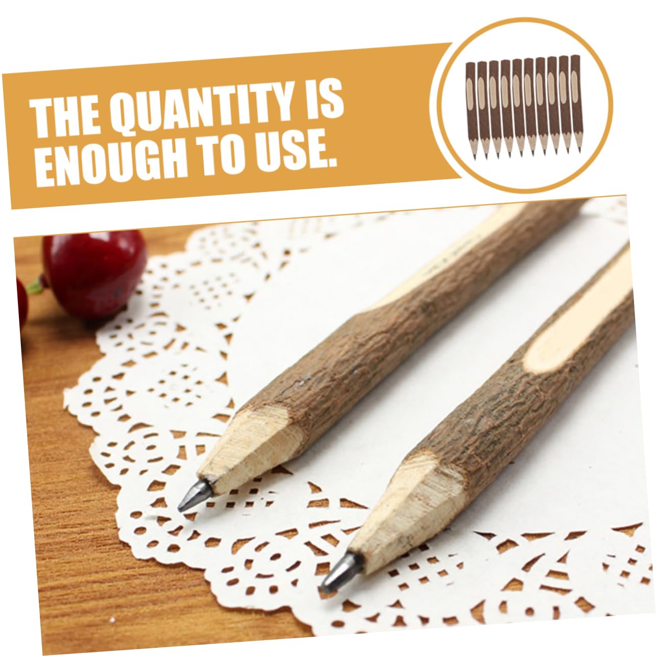 SHINEOFI 50piezas Lápices De Madera Pequeños Unidades Lápices Naturales De Árbol Portátiles y Cómodos Para Escribir Dibujar y Esbozar Para Estudiantes y Artistas