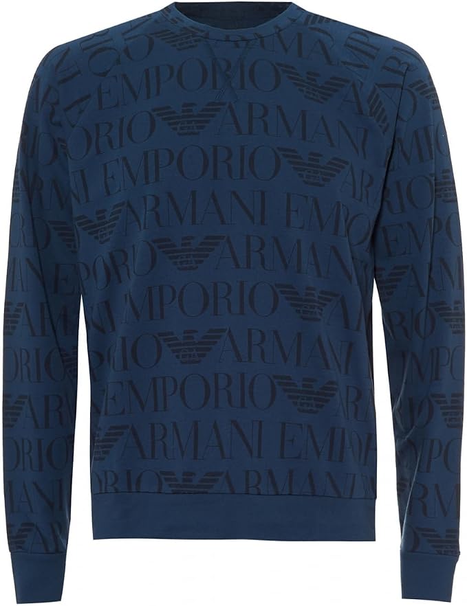 blue armani jumper