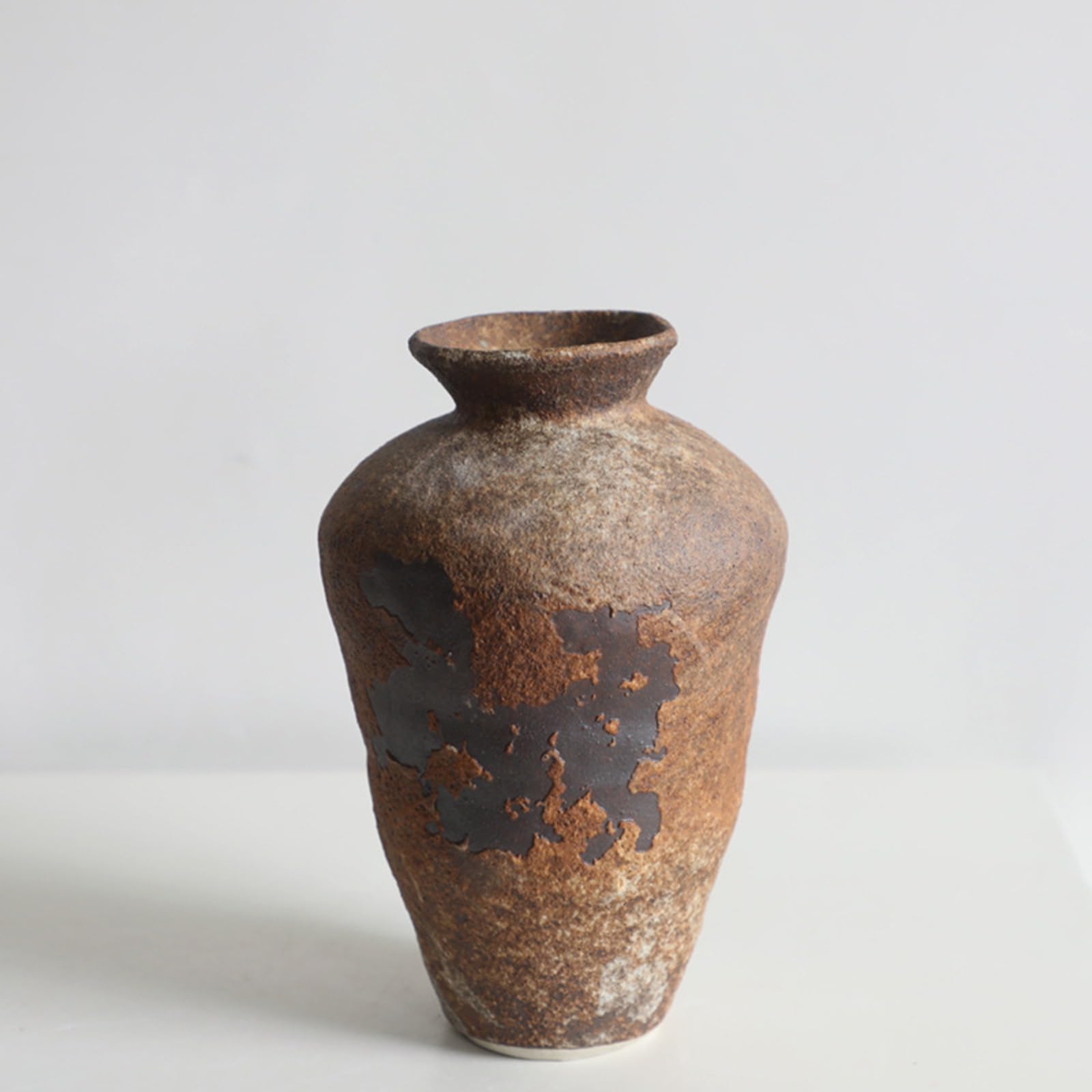 Ceramiczny wazon na kwiaty do dekoracji wnętrz, styl boho antyczna ceramika estetyczna dekoracja stołu, idealny do aranżacji kwiatowych