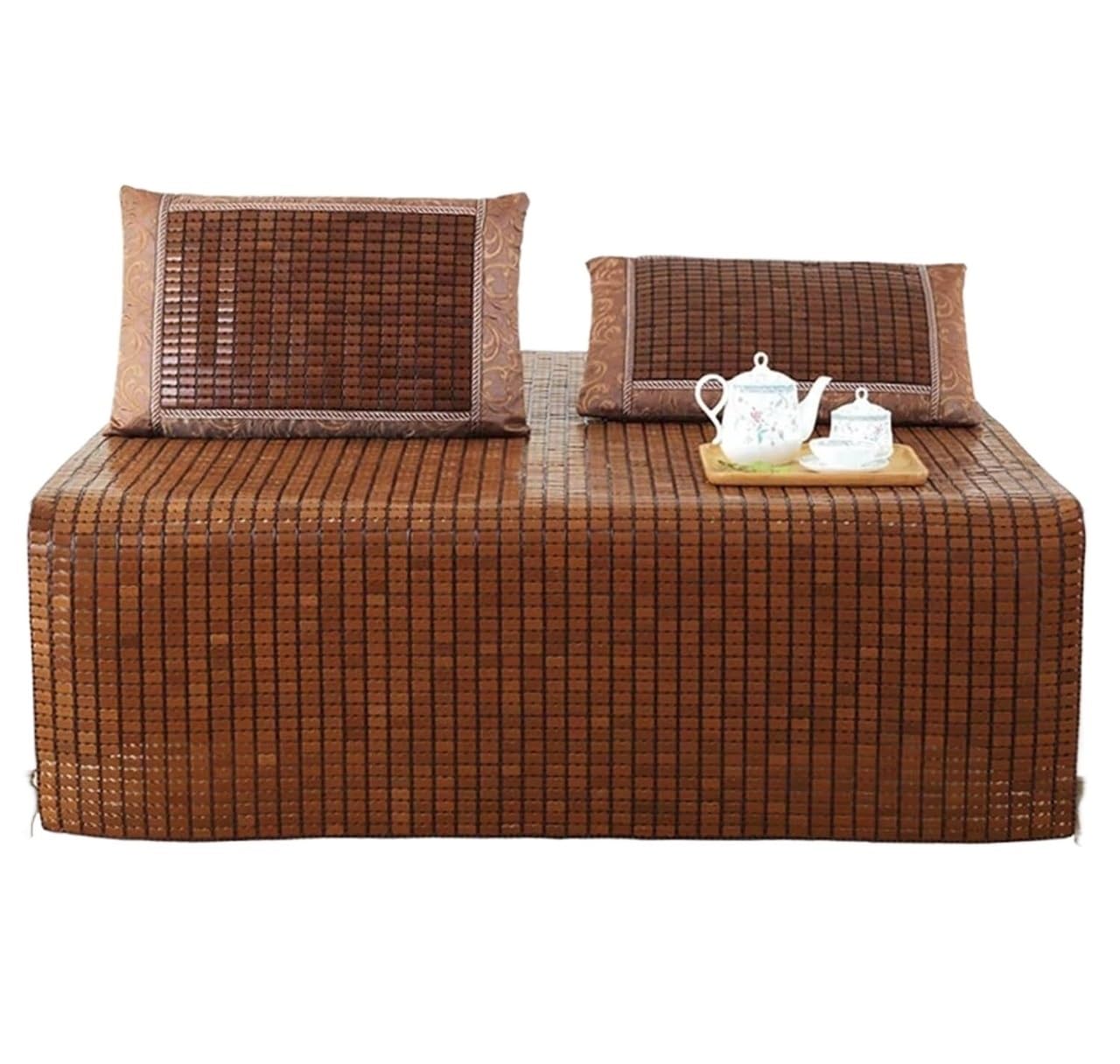 Estera de cama de bambú refrescante y suave para noches calurosas