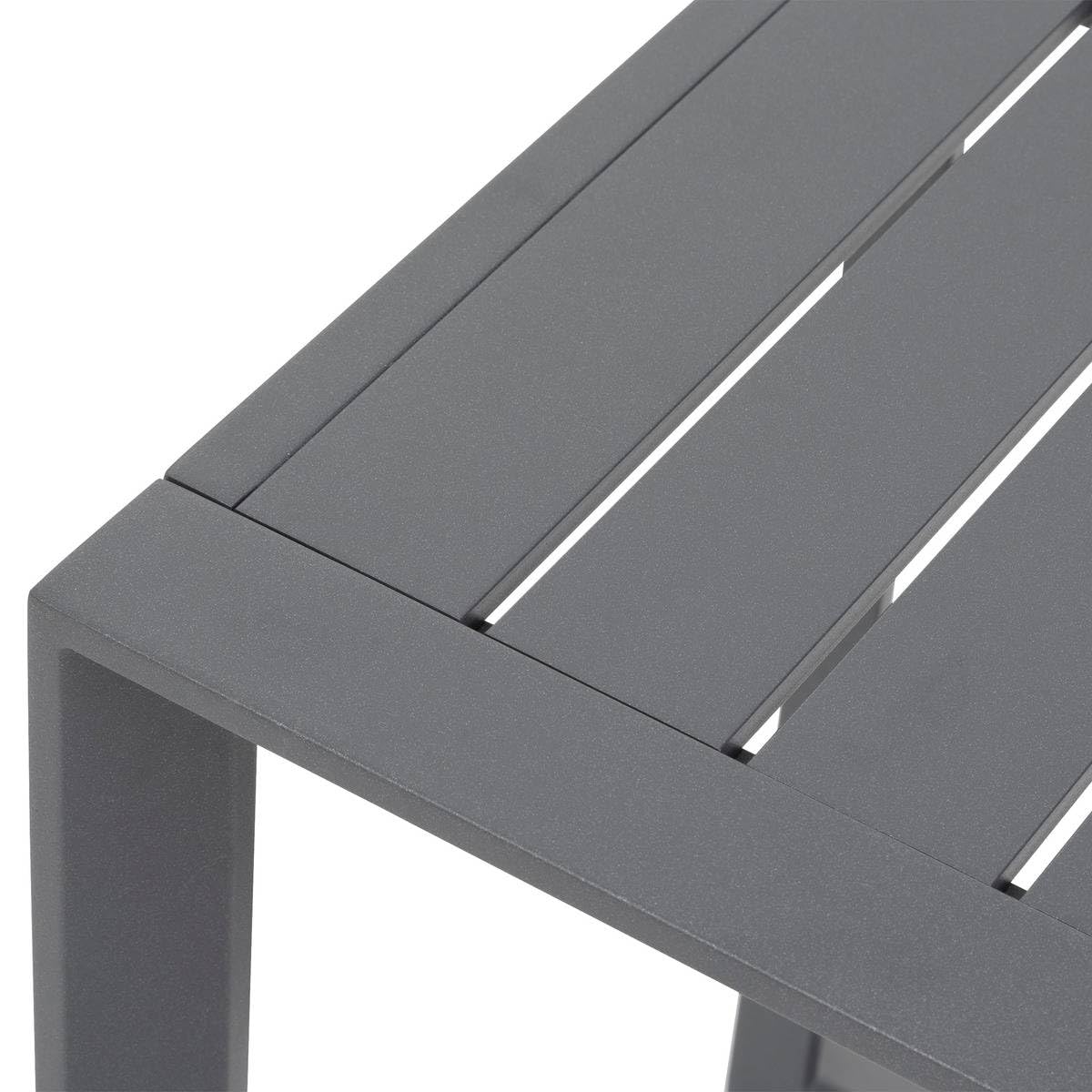 Hespéride - Table d'appoint carrée Allure Graphite 44 x 44 x 55cm en Aluminium