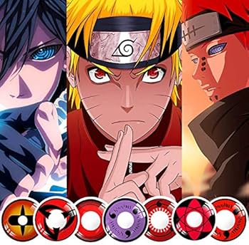 Amazon.co.jp: ナルト-写輪眼コンタクトレンズコスプレアニメレンズ