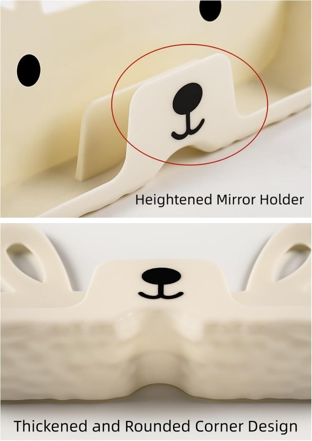 3 Pack Sunglass Organizer, Rabbit-shaped Sunglasses Holder, Glasses Organizer for Entryway, Living Room, Bedroom, Bathroom