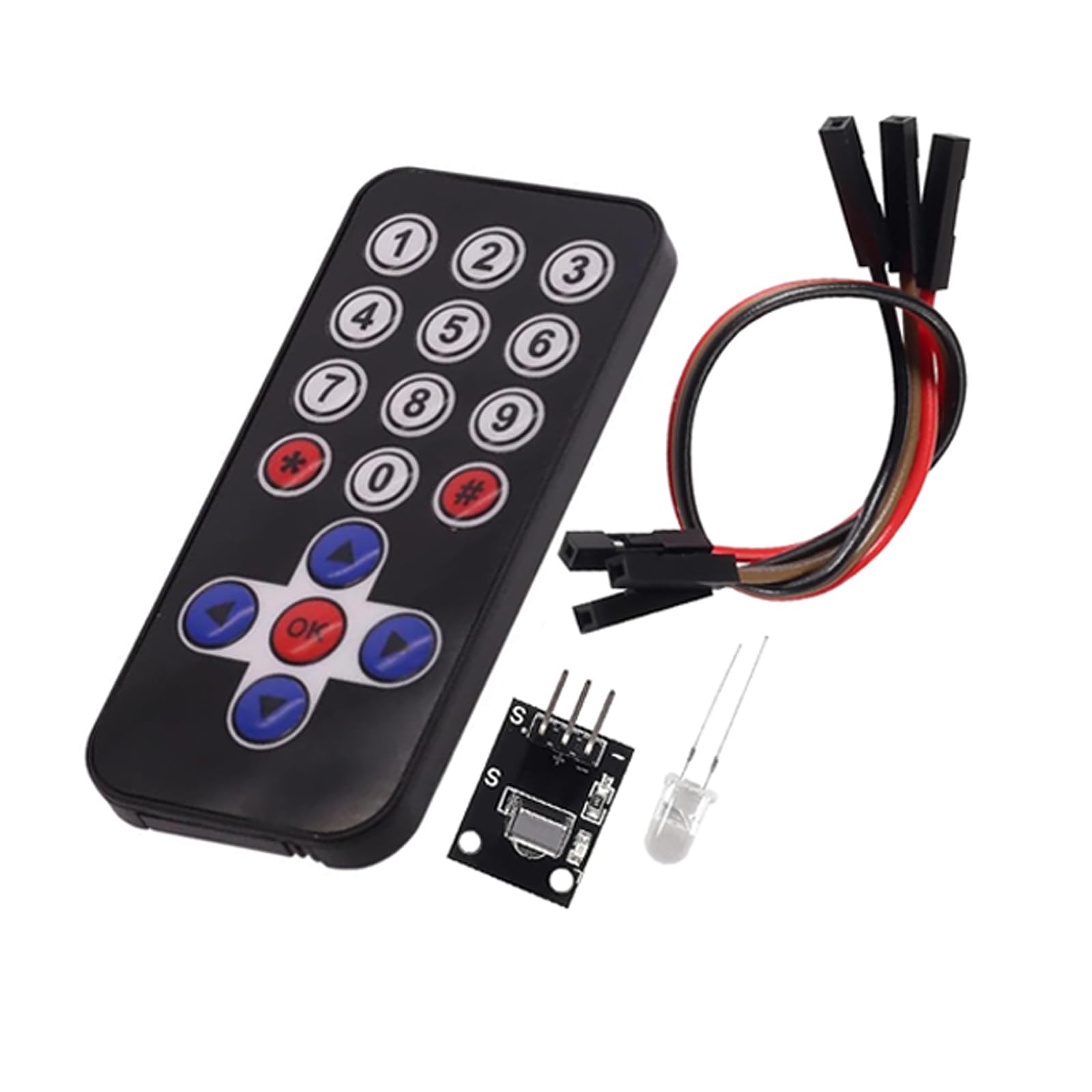 Amazon.co.jp: Juzitao HX1838 リモコン 赤外線 IR ワイヤレス
