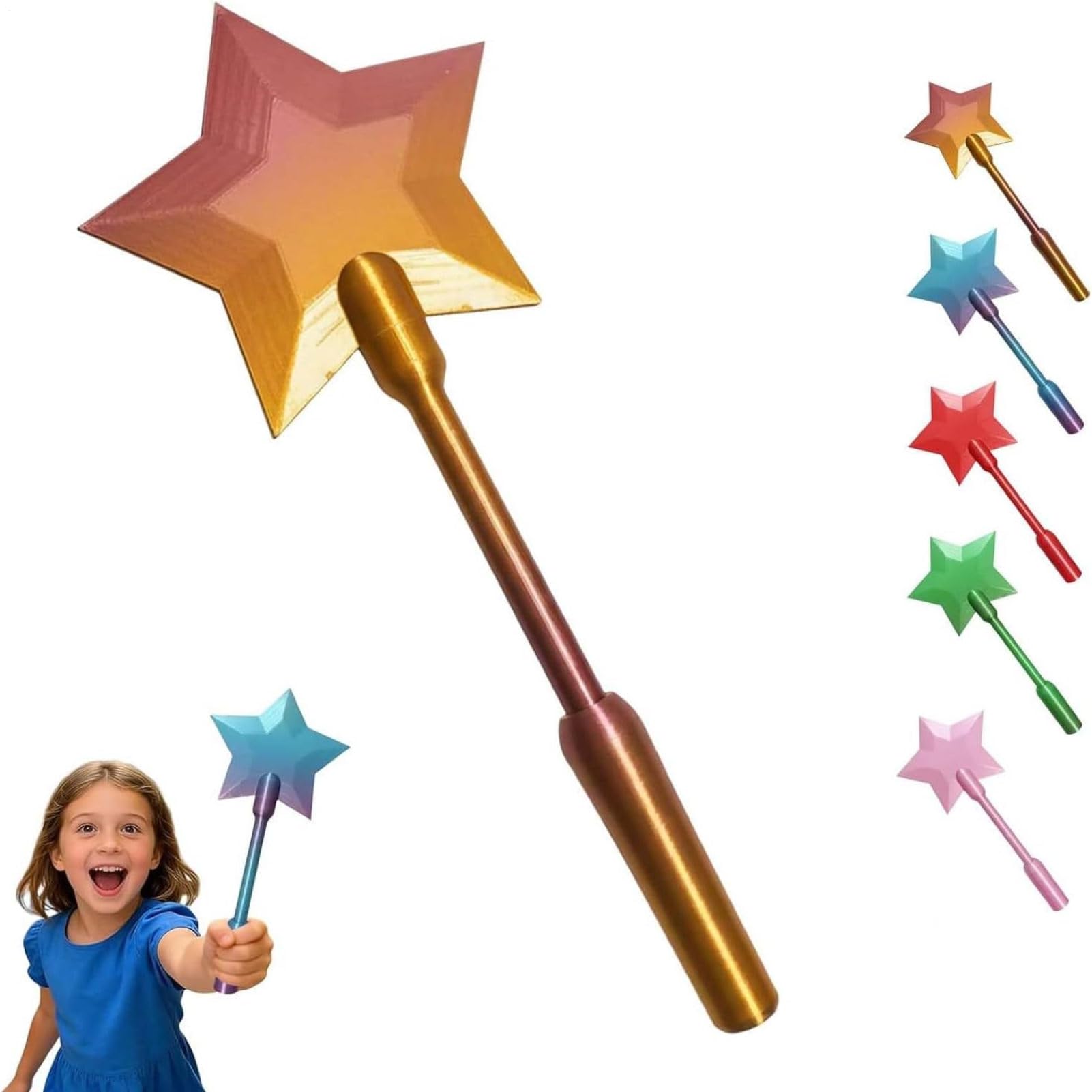 3D Printed Wand, Credits Card Holder Wands, Contactless Payment Card Holder, Star Wand For Kids Teens Tech Lovers Cosplay Fans Magicians Performers Parties Shopping Travel Anime Conventions