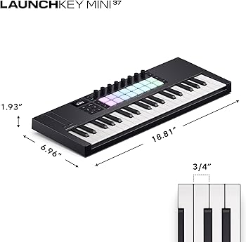 Amazon.com: Novation Launchkey Mini 37 MK4 — Portable 37 Mini-Key Amazon.com: Novation Launchkey Mini 37 MK4 — Portable 37 Mini-Key