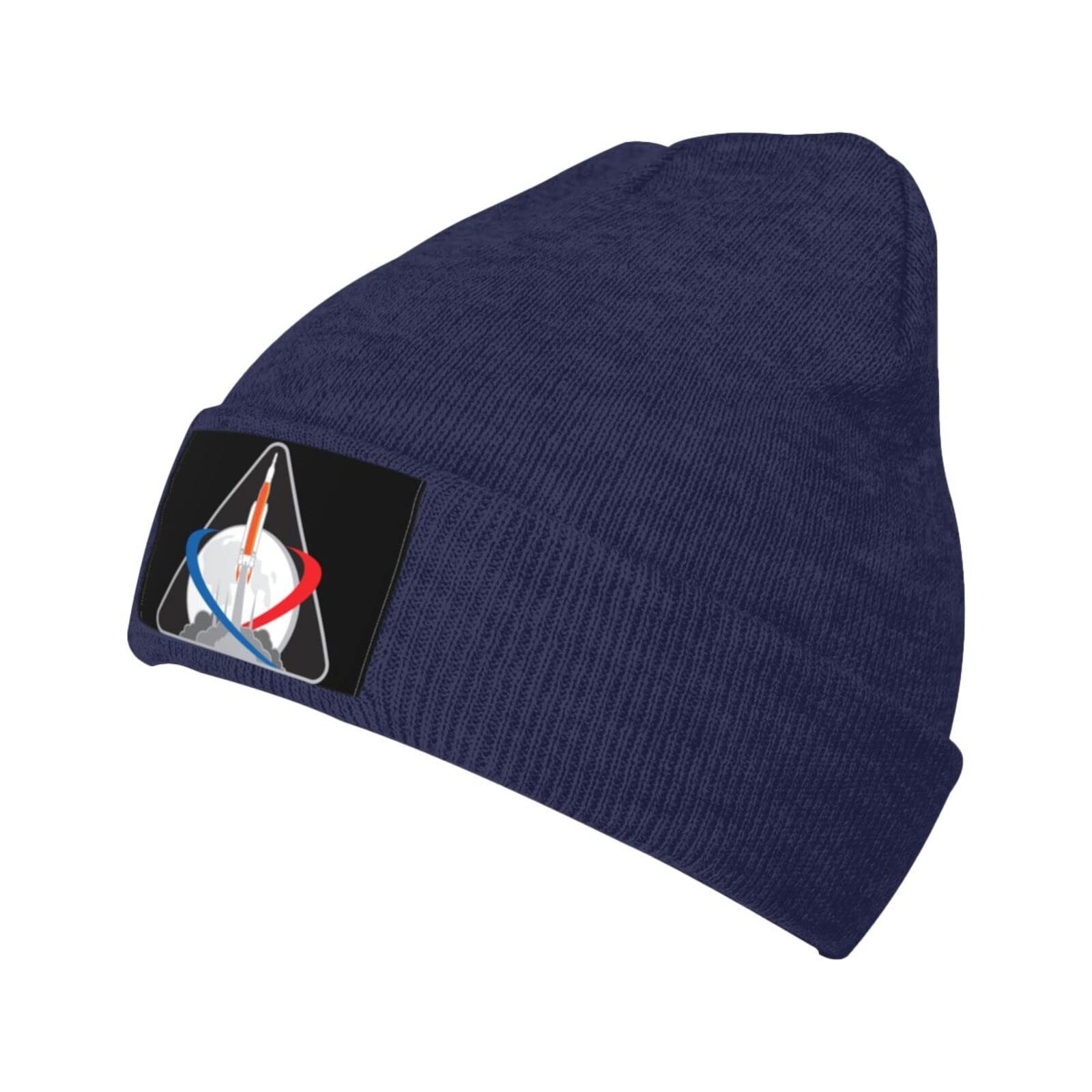 Iubbki Unisex Navy Blue Artemis Beanie Hat Man'swomen's Christmas Beanies Hats Warm Caps