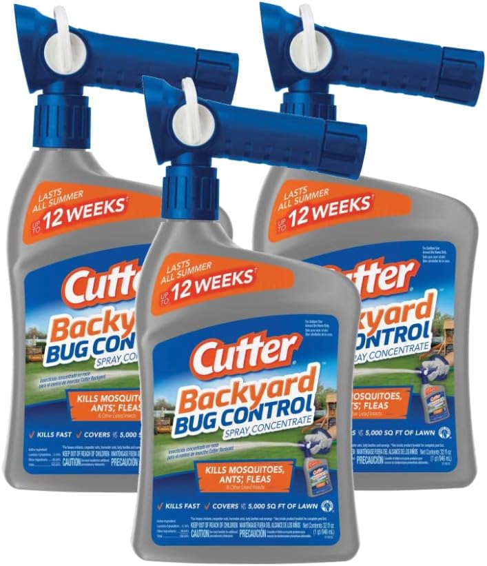 Cutter HG61067 32 oz Backyard Bug Control Spray Quantity