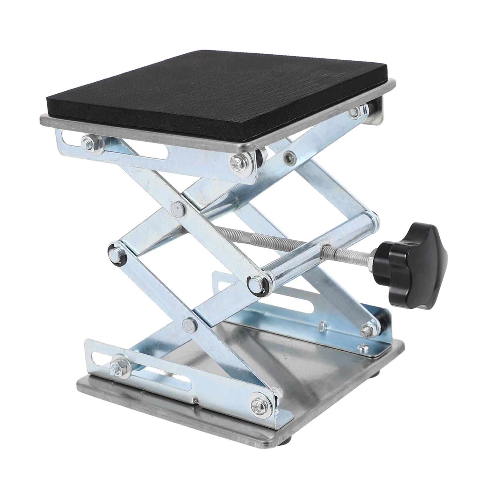 BELLIFFY Djustable Lifting Platform Laboratory Lifting Rack Metal Scissor Lift for Lab