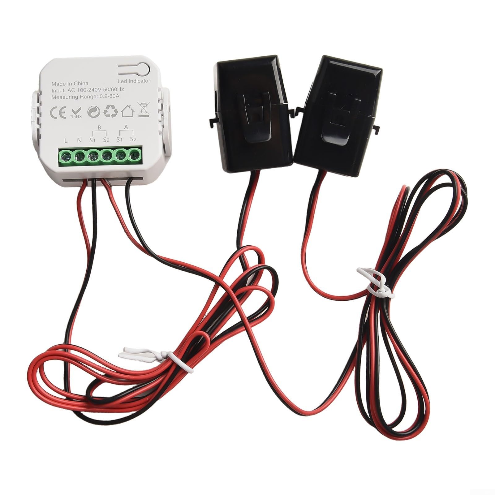 Compteur d'énergie intelligent pour surveillance de la consommation 80A